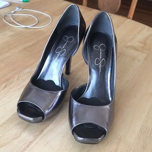 Jessica Simpson peep toes